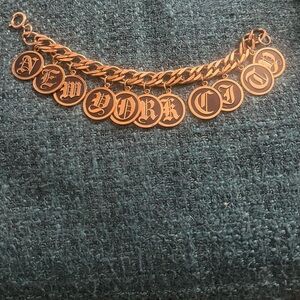 New York City Vintage charm bracelet